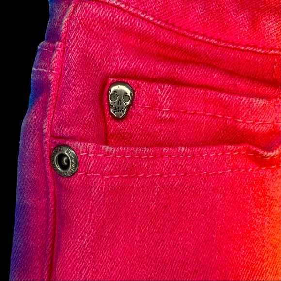 BLACKHEART Women’s Low Rise Rainbow shorts- 1 - Picture 3 of 4